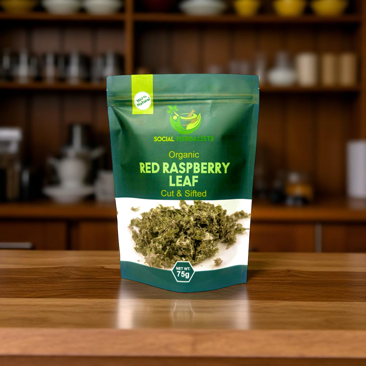 Cut and Sifted Red-Raspberry Leaf