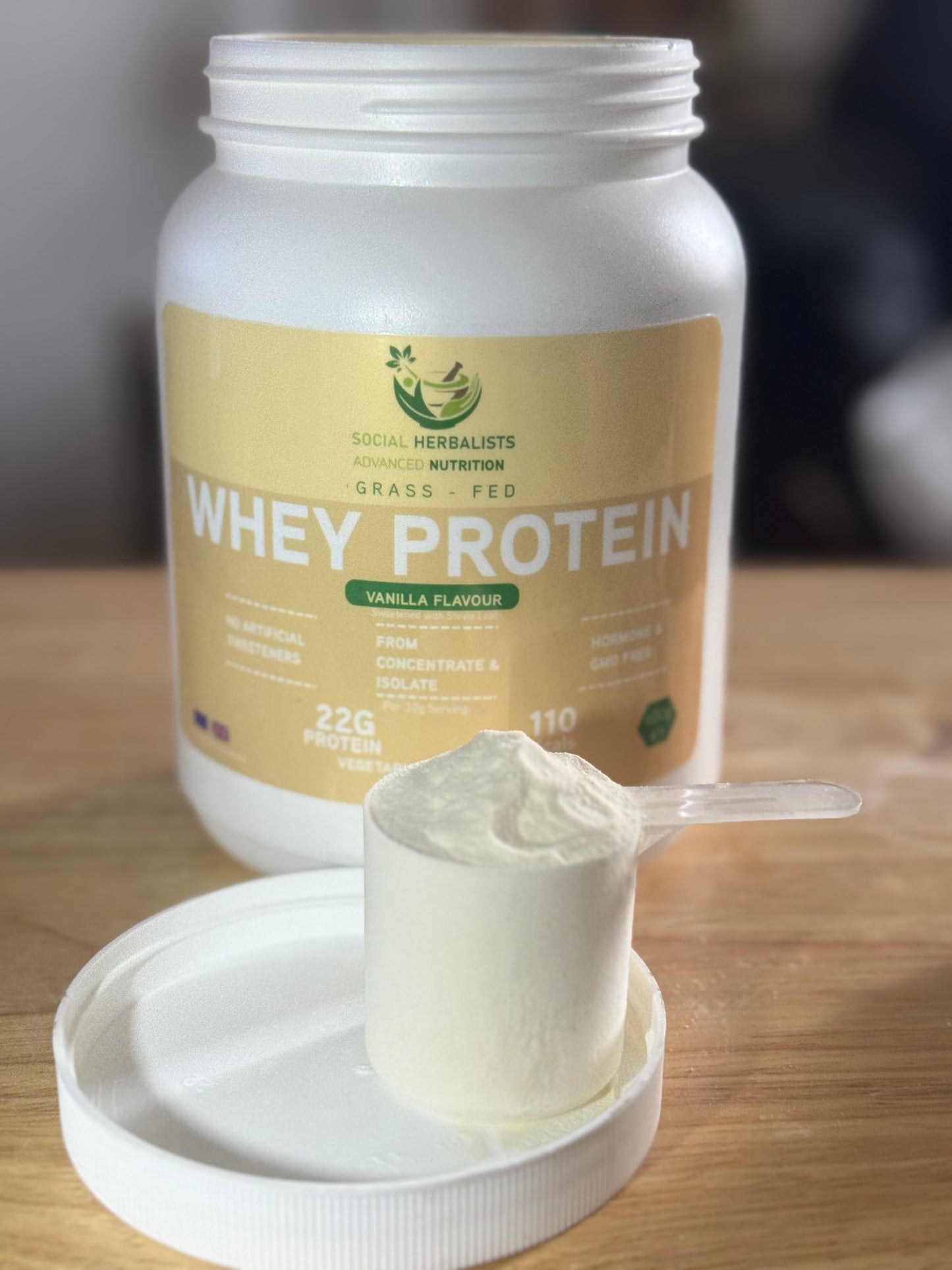 Advanced Nutrition - Premium Grass-Fed Whey Protein Vanilla Flavour